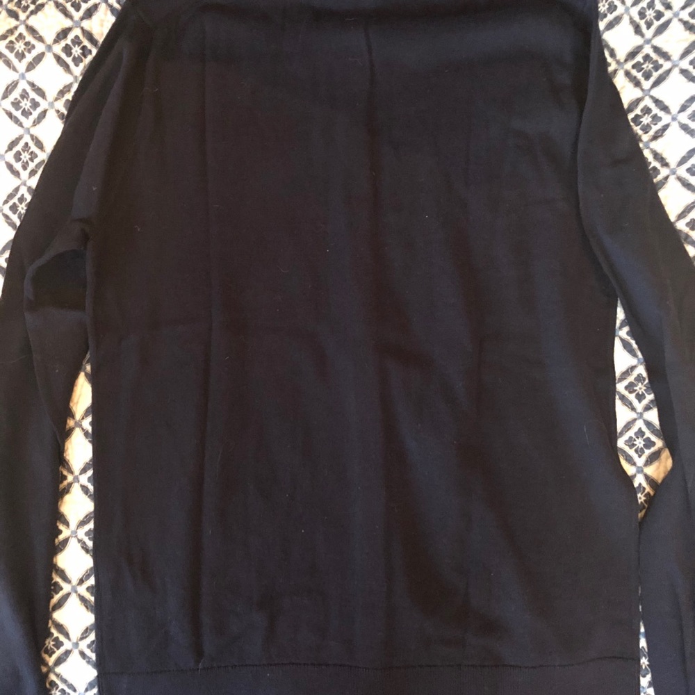 J.Crew bell ribbon tie sleeve crew neck sweater - Picture 4 of 7
